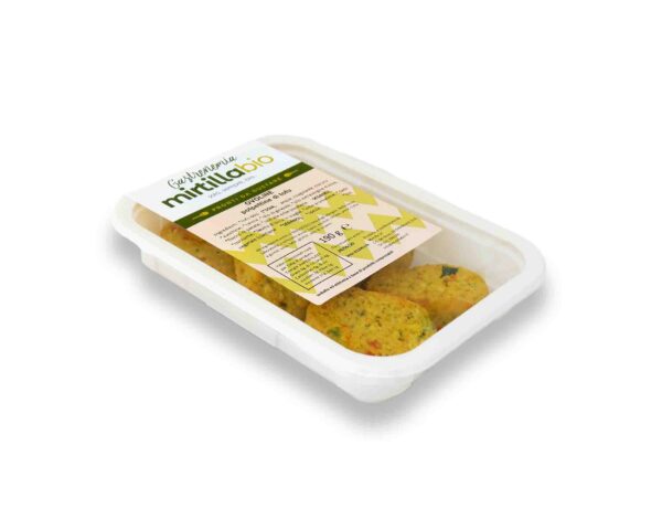 polpettine di tofu con zucchine e carote bio