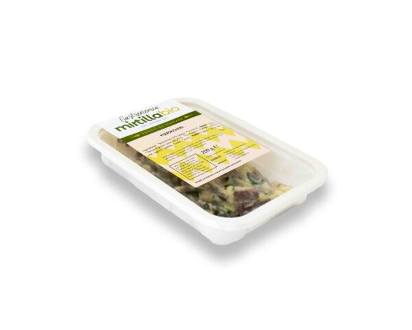 primo piatto di pizzoccheri di grano saraceni mirtilla bio confezionato