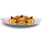 Contorno pronto Ratapirà verdure al forno bio servito su piatto