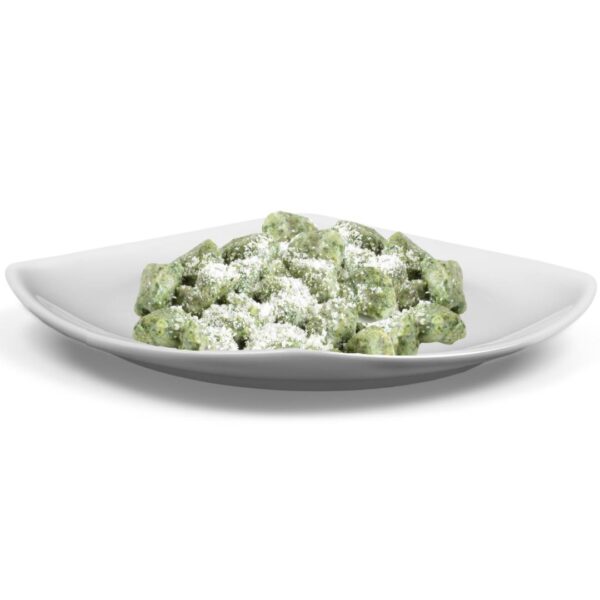 piatto pronto monoporzione Strangolapreti gnocchi con spinaci